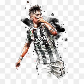 Bleed Area May Not Be Visible - Paulo Dybala Art Clipart