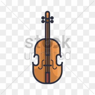 Bass Violin Clipart Bass Violin - Vector Graphics - Png Download