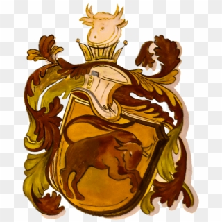 Coat Of Arms Zodiac Sign Taurus - Taurus Coat Of Arms Clipart