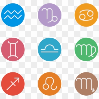 Symbol Set - Icon For Astrology Clipart