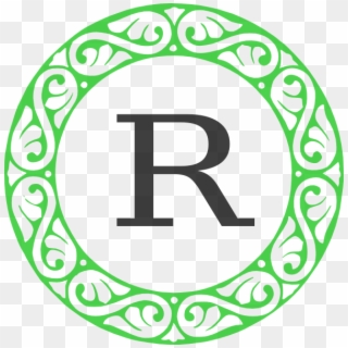 Monogram R Clip Art - Letter L In A Circle - Png Download