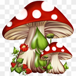 Mushroom Clipart Realistic - Mushroom Clip Art - Png Download