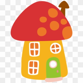 Gnome Clipart Red Mushroom - Mushroom Houses Clipart - Png Download