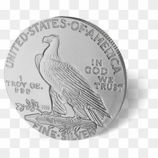 Picture Of 1 Oz Silver $5 Indian Design Round - Bald Eagle Clipart