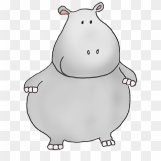 Cartoon Hippo Clipart - Png Download