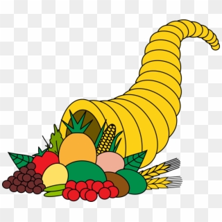Cornucopia, Food, Fruit, Horn, Plenty, Vegetable - Transparent Png Cornucopia Clipart