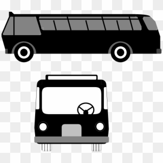 Front Of A Bus - Front Of A Bus Drawing Clipart