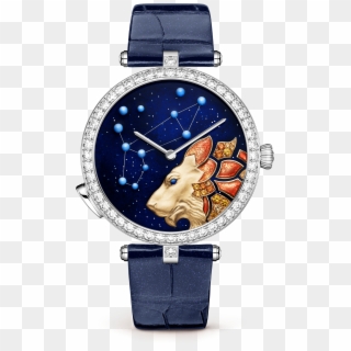 Lady Arpels Zodiac Lumineux Leo Watch - Van Cleef And Arpels Lion Clipart