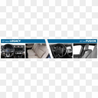 2017 Subaru Legacy Vs 2017 Ford Fusion Interior Comparison - Ford S-max Clipart