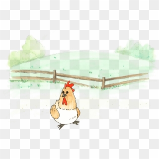 Mrs Chicken - Illustration Clipart
