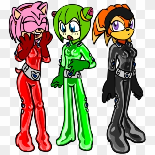 Team Gfs In Totally Spies Suits - Cartoon Clipart