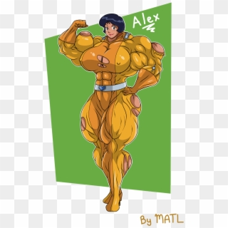 Commission - Alex - Alex Totally Spies Muscle Clipart