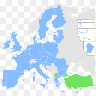 European Union Vector Map Iii - European Union Map Vector Clipart