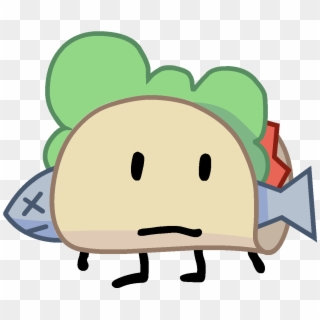 Bfdi Taco , Png Download - Battle For Dream Island Taco Clipart