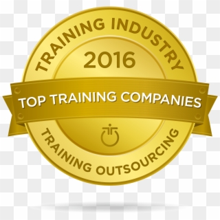 Ti Top 20 Badges Trainingoutsourcing2016 Large - Training Industry Award Clipart