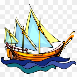 Viking Ship Clipart Traditional - Png Download