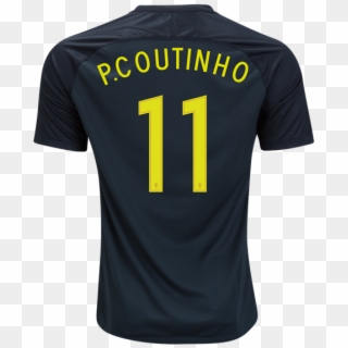 Brazil 2017 Third Jersey Coutinho - Trust The Math Shirt Clipart