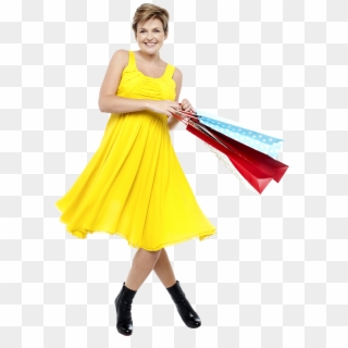 People Shopping Holding Bag Free Png Image - Portable Network Graphics Clipart