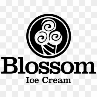 Blossom Ice Cream - Roll Ice Cream Logo Clipart