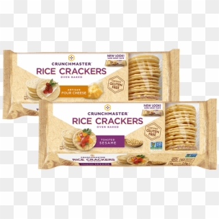 Baked Rice Crackers - Crunchmaster Rice Crackers Clipart