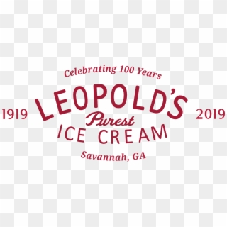 Leopold's Ice Cream - Poster Clipart
