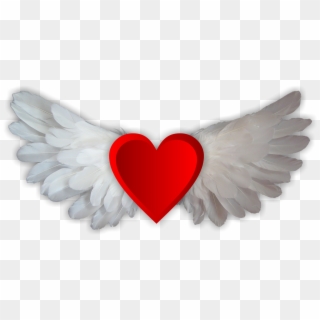 Love Love Wings Heart Png Image - Love Wings Clipart