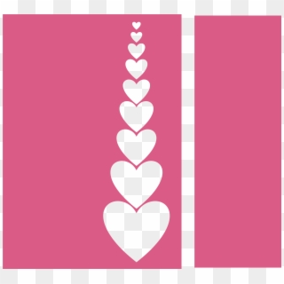 Valentines Day Card From Walmart-tall Stacked Hearts - Heart Clipart