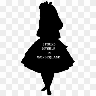 I Have A Huge Obsession With Alice In Wonderland Disney - Silhouette Alice In Wonderland Clipart - Png Download