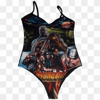 Body Feminina Os Vingadores Guerra Infinita - Swimsuit Bottom Clipart