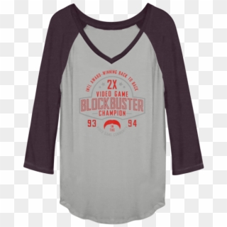 94 Blockbuster Champion Shirt Baseball Tee - Design By Humans Clipart