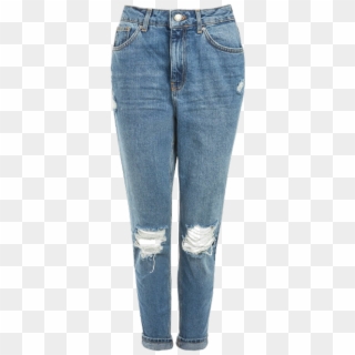 Blue Ripped Jeans Png Clipart
