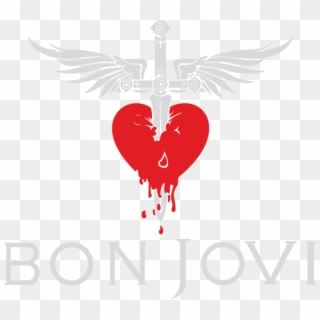 Black Bon Jovi Logo Clipart