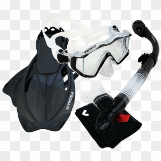 Promate Scuba Dive Panoramic Purge Mask Dry Snorkel - Diving Mask Clipart