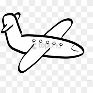 Free Png Airplane Drawing Png Image With Transparent - Jet Clipart Black And White