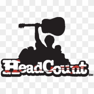 Heads Up For Headcount On Election Day - Music Concert Logo Clipart