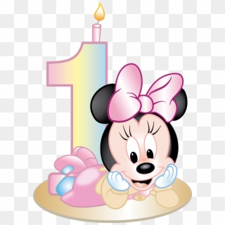 Imágenes De Números De Cumpleaños Para Imprimir - Baby Minnie Mouse .png Clipart