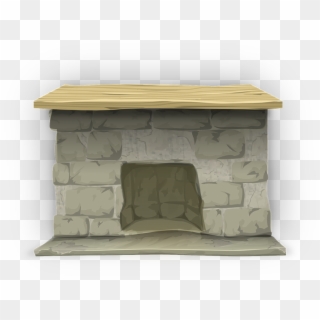 Free Fireplace Clip Art - Stone Fireplace Png Transparent Png
