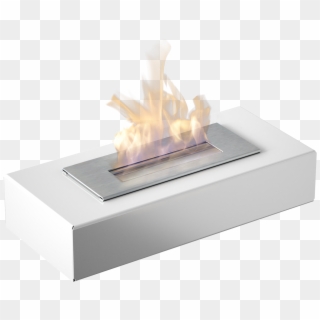 Bio Fireplace India Mini White - Flame Clipart