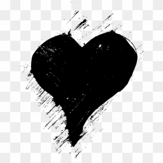 Grunge Sticker - Heart Clipart