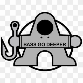 Gone Fishing - Bass Go Deeper Clipart
