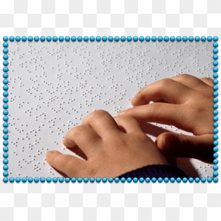 Brain > Read With Your Fingers - Blind People Using Braille Clipart