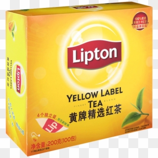 Lipton Lipton Yellow Card Featured Red Tea Bag Sri - Box Clipart