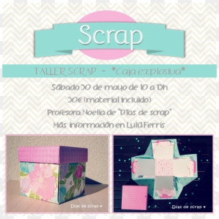 Scrap Dias De Scrap Taller Caja Explosiva Lulu Ferris - Paper Clipart