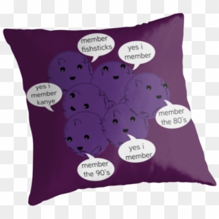 What Do Member Berries Remember - Cushion Clipart