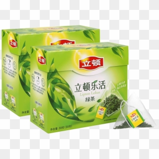 Lipton Lipton Green Tea Transparent Triangle Tea Bag - Green Tea Packet Png Clipart