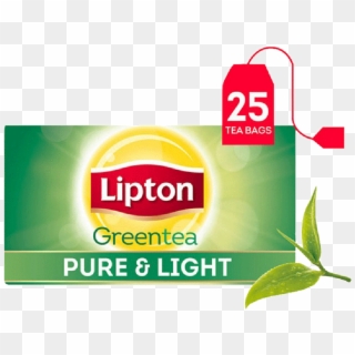 Lipton Green Tea Pure Light 25 Tea Bags - Lipton Clipart