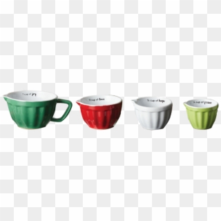 Christmas Measuring Cups - Cup Clipart