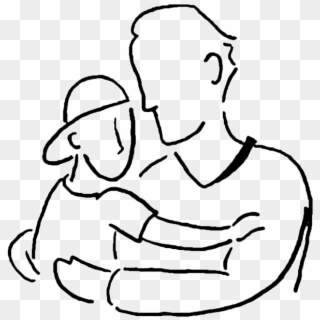 Parent Child Clip Art Transprent Png - Son And Dad Drawing Transparent Png