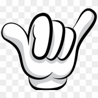Hang Loose Hand Sign Clipart