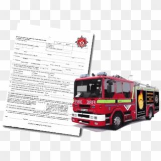 Firefighter Application Form Checking Service - Fire Apparatus Clipart